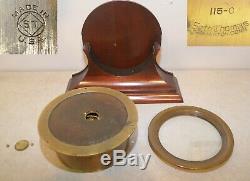 Seth Thomas Restored Antique Ships Bell Strike Model 66 Clock With Stand