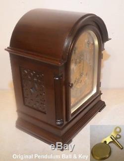 Seth Thomas Restored Grand Antique Westminster Chime Clock 73-1921 In Mahogany