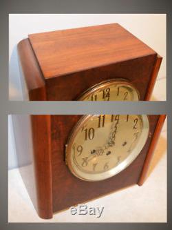 Seth Thomas Restored Grand Chime 81 1934 Antique Westminster Clock In Walnut