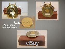 Seth Thomas Restored Mayflower 3 1939 Antique Ship's Bell Strike Clock