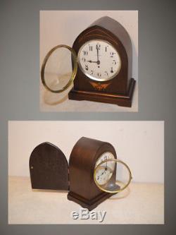 Seth Thomas Restored Prospect 17-1917 Antique Gothic Striking Clock In Mahogany