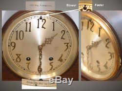 Seth Thomas Restored Tambour 12-1928 Elegant Antique Striking Clock In Mahogany