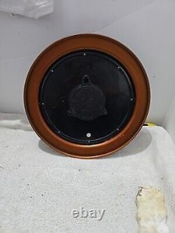 Seth Thomas Round Gallery Wall Clock In Working Condition (A52)