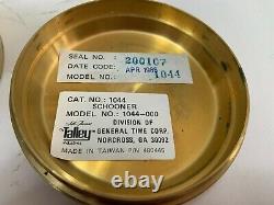 Seth Thomas SCHOONER Model 1044 Solid Brass Gimball Mtd Ships Clock Quartz Runs