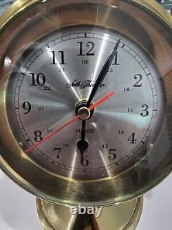 Seth Thomas Schooner Desk Clock Model 1044 Japanese Movement Nautical Gyroscope