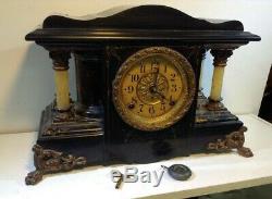 Seth Thomas Shasta Adamantine Mantle Clock Larkin Soap Give Away to Restore