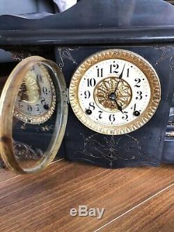 Seth Thomas Shasta Antique Adamantine Mantel Clock