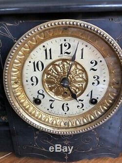 Seth Thomas Shasta Antique Adamantine Mantel Clock