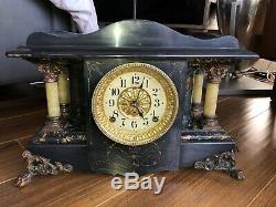 Seth Thomas Shasta Antique Adamantine Mantel Clock