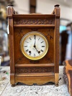 Seth Thomas Shelf Clock In Working Condition