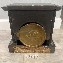 Seth Thomas Shelf Mantle Clock Wind Up Vintage