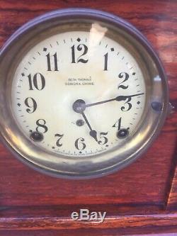 Seth Thomas Sonora Adamantine Chime 4 bell mantle clock