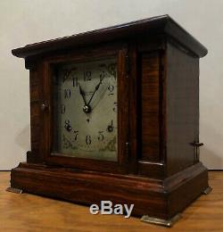 Seth Thomas Sonora Chime Clock No. 00 4 Bell Adamantine Mantel Shelf Table Clock