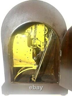 Seth Thomas Sonora Westminster Chime Mantle Clock 4 Rod Serviced, tested, Works