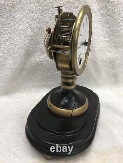 Seth Thomas Sons & Co. Candlestick Mantle Clock with Dome. Circa 1890. Runs