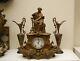 Seth Thomas Sons No-8028 Spelter Figural Mantle Clock Servcied New Mainsprings