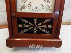 Seth Thomas Steeple Wood Case Shelf/Mantle Chime Clock Cabinet