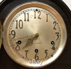 Seth Thomas Tambour Chime Mantel Clock No. 92 Westminster 124 Movement