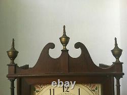 Seth Thomas/Tiffany Tradition 2W clock Pillar & scroll. Wind up withpapers