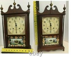 Seth Thomas/Tiffany Tradition 2W clock Pillar & scroll. Wind up withpapers