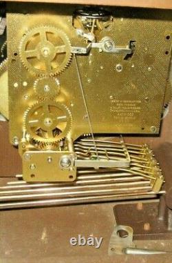 Seth Thomas U. S. A. Triple + Westminster Chime 8-day Bracket Clock Working