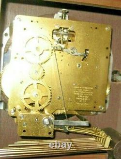 Seth Thomas U. S. A. Triple + Westminster Chime 8-day Bracket Clock Working