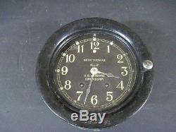 Seth Thomas U. S. Maritime Commison Clock, With Ships Bells