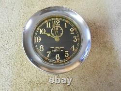 Seth Thomas U. S. Navy Mark I Deck Clock Heavy Case WWII 1941