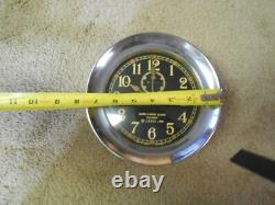 Seth Thomas U. S. Navy Mark I Deck Clock Heavy Case WWII 1941