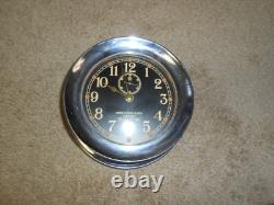 Seth Thomas U. S. Navy Mark I Deck Clock Heavy Case WWII 1941
