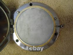 Seth Thomas U. S. Navy Mark I Deck Clock Heavy Case WWII 1941