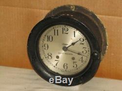 Seth Thomas U. S. Navy Ships Bell Clock 6 Inch Dialww21943chelsea Key