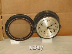 Seth Thomas U. S. Navy Ships Bell Clock 6 Inch Dialww21943chelsea Key