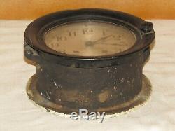 Seth Thomas U. S. Navy Ships Bell Clock 6 Inch Dialww21943chelsea Key