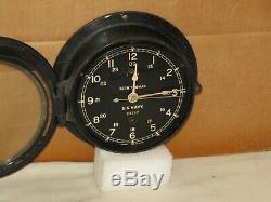 Seth Thomas U. S. Navy Ships Clock 6 Inch Dialww21943chelsea Key