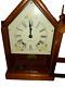 Seth Thomas Vintage 8 Day Sharon Time Strike Steeple Mantel Shelf Clock Antique