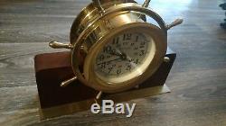 Seth Thomas Vintage Helmsman Clock Mantle Nautical Antique