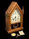 Seth Thomas Vintage Sharon 8w 8-day Chime Mantle Clock Mechanical