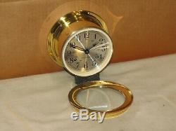 Seth Thomas Vintage Ships Bell Clock4 In. 1974chelsea Keymint
