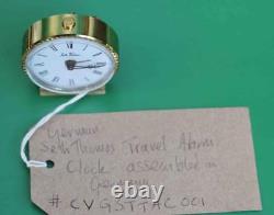 Seth Thomas Vintage Travel Alarm Clock Assembled In Germany
