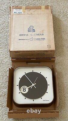 Seth Thomas Vintage Wall Clock SPOT TIME Model 2520 Never Used