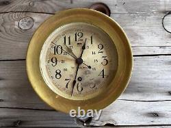 Seth Thomas WW1 US NAVY Radio Room Clock