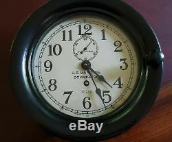 Seth Thomas WWII U. S. Maritime Commission Clock