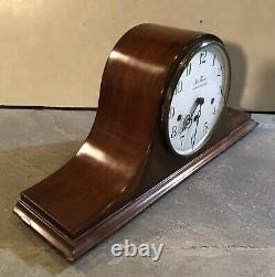 Seth Thomas Westminster Chime German Tambour Style Mantel Table Shelf Clock