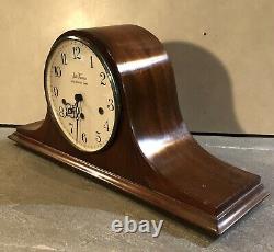 Seth Thomas Westminster Chime German Tambour Style Mantel Table Shelf Clock