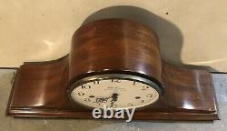 Seth Thomas Westminster Chime German Tambour Style Mantel Table Shelf Clock