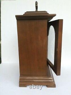 Seth Thomas Wharton 8 Day Mantel Clock With Moon Dial & Westminster Chime. Works
