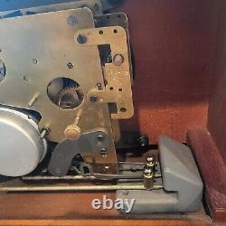 Seth Thomas Wood Case Mantle Clock Model E515-000 -Vintage
