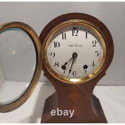 Seth Thomas Wood Clock Vintage Mantel Decor Chimes