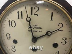 Seth Thomas Woodbury Westminster 8 Day Mantle Clock German Mvmt A401-000 Works